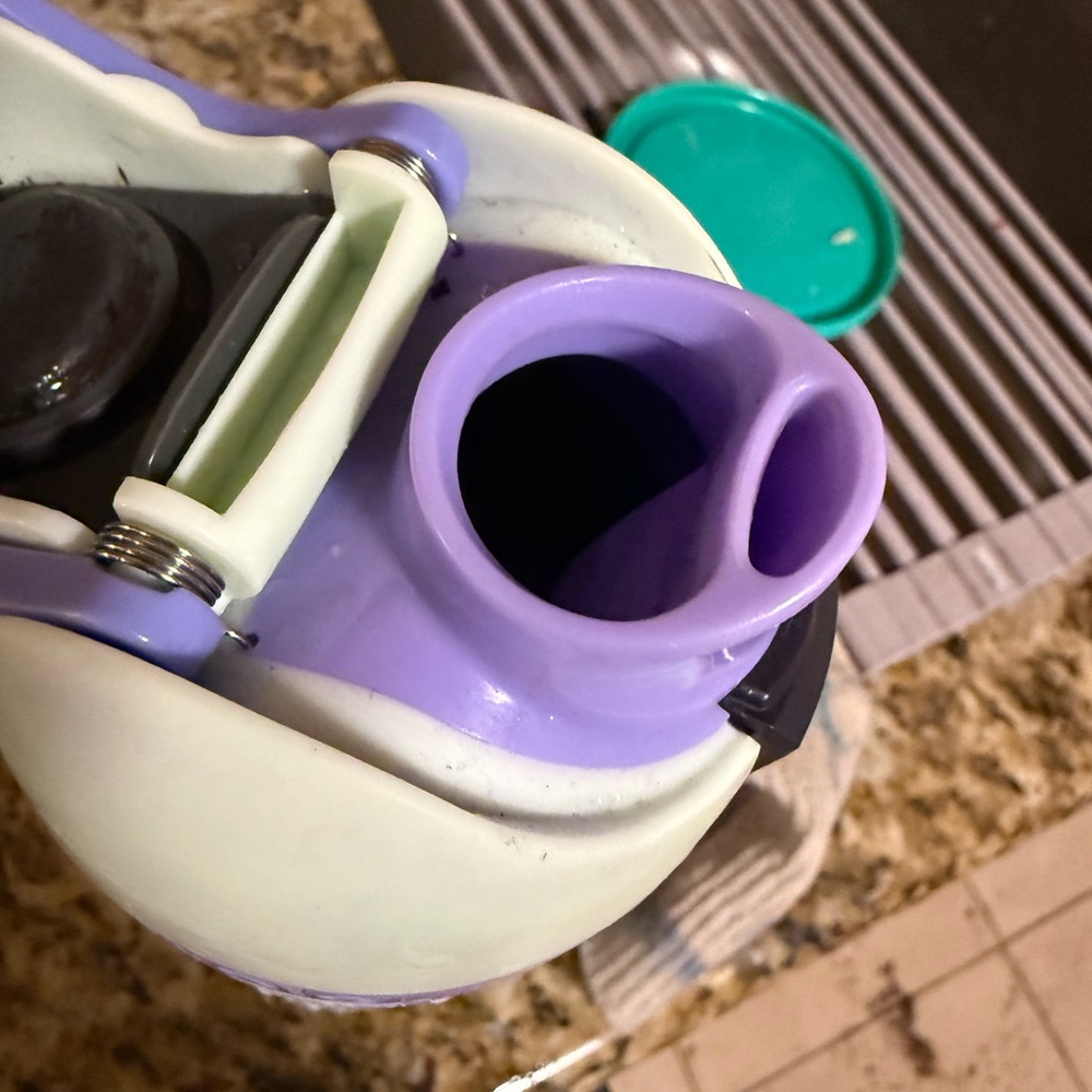Owala Light Mint Green and Purple Water Bottle - Picture 6 of 6
